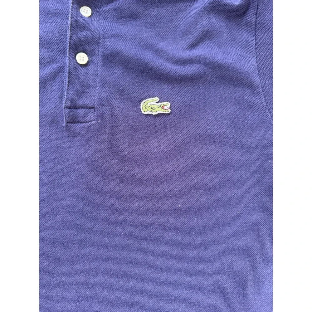 Vintage Izod Lacoste Polo Shirt Navy Mens XL Golf Ivy Preppy 70s 80s